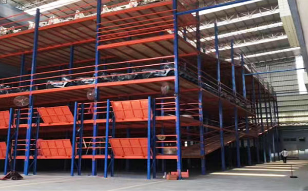 多层电动车存放货架平台项目